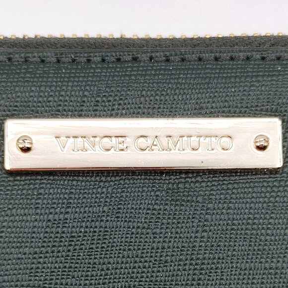 Vince Camuto Green Leather Wristlet Wallet - Picture 3 of 5